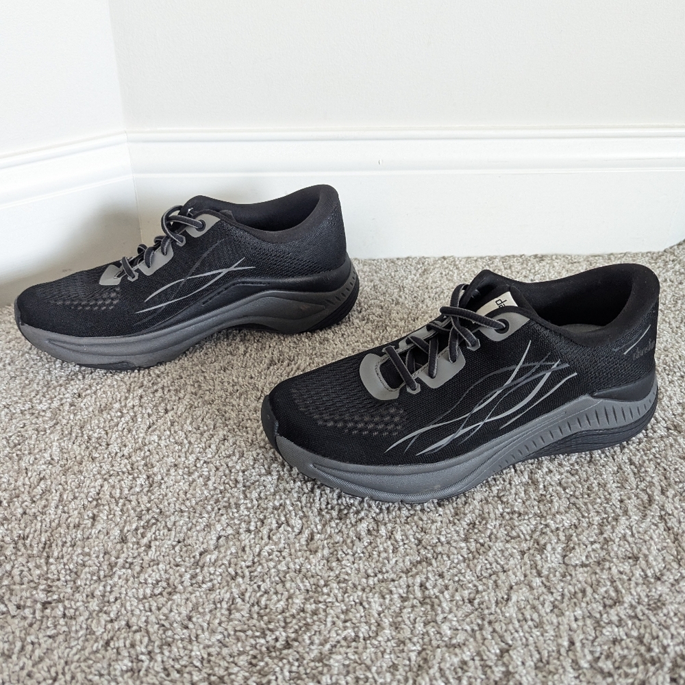 Dansko Women's Pace Walking Shoe - Arch Support - Black and Grey sz 39 (8.5- 9) - Picture 3 of 7